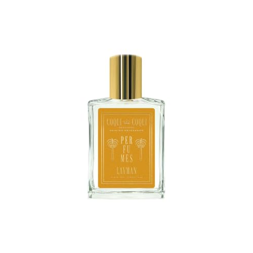 COQUI COQUI Eau de Parfum Lavman Unisex Woody Fragrance Notes of Rosemary, Fig, Lemon, Lavender, Chamomile Flowers, Sage, Olive Wood, Oak Riviera Fiori Long Lasting EDP Travel Spray Perfume Gifts 15ml