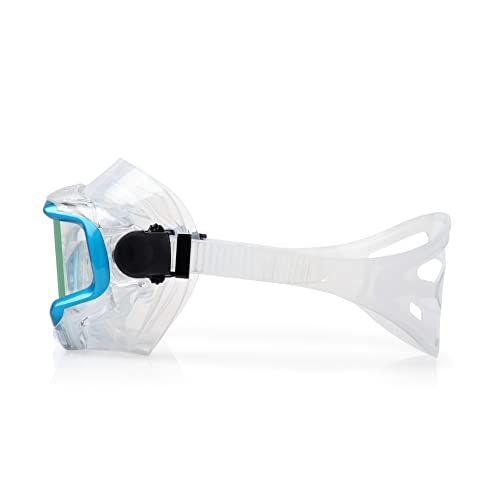 Image of Adult Pano 3 Scuba Diving Mask, Tempered Glass Snorkel Mask Anti-Fog Swim Mask No Leakage Swim Goggles with Nose Cover Snorkeling Gear for Snorkeling, Freediving, Swimming