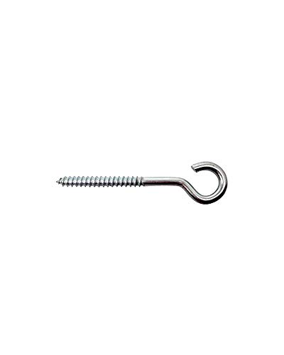 Stainless Steel Lag Screw Hook Thread 1/4 Inch Stainless Steel Screw Eyes Thread Screw Eye Lag Thread Screw Eye 3/16