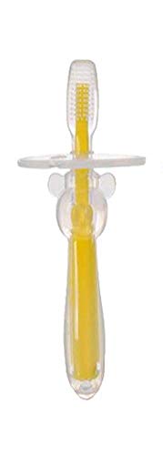Image of Baby Silicon Tongue /Tung Cleaner /Baby Manual Toothbrush For New Born Baby Upto 0-3 Years Pack Of 2 ,Assorted