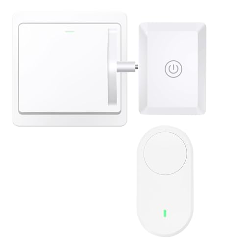 Gbformat SmartSwitch Toggle, Smart Button Pusher, Mando a Distancia Inalámbrico, Interruptores Inteligentes para Apagar Automáticamente la Luz, Interruptor Perezoso para Controlar la Luz