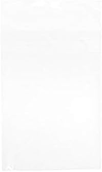 ClearBags Seal Top Closure Bags, 5 1/8x6 3/4, 100 Pack, Clear Photo Storage Bags, Resealable Sleeves, Art Prints, Pictures, Posters, Adhesive on Bag, Not Flap, Crystal Clear, Archival Safe, B6B2PC