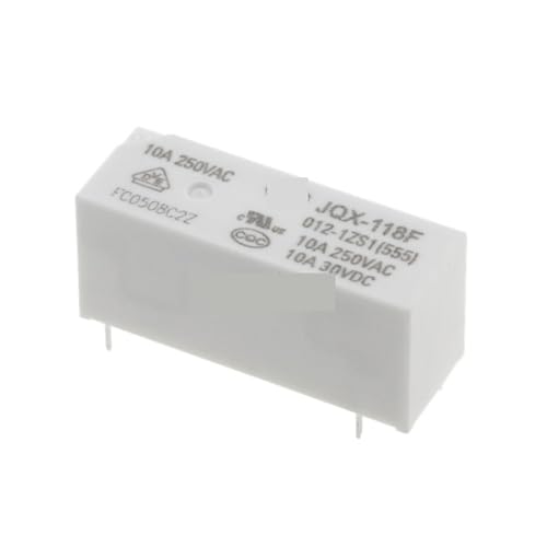 Relais HF118F 012 1ZS1 avec commutation stable 10A pour circuit PCB