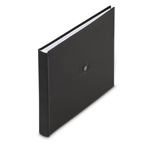 hama hCc Signs Bookbound Album, 28 x 24 cm, 50 White Pages, black