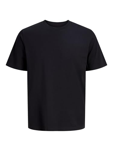 JACK & JONES Camiseta Hombre – Cuello Redondo, 100% Algodón Orgánico, Manga Corta, Ajuste Estándar, Cómoda y Transpirable, Ropa Casual