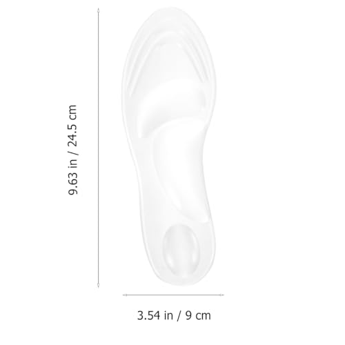 Plantillas transparentes de gel para mujer, soporte suave para tacones miniatura 2