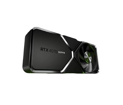 NVIDIA - GeForce RTX 4070 Super 12GB GDDR6X Graphics Card - Titanium/Black
