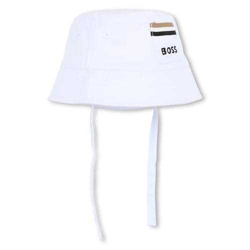 Bild: BOSS Bucket Hat Baby Boys, Wei�, 48 f�r 35,00 EUR bei amazon.de