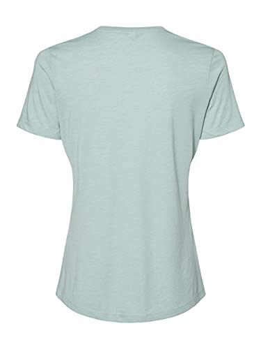 Bella Canvas - Women s Relaxed Fit Triblend Tee - 6413-3XL - Dusty Blue Triblend