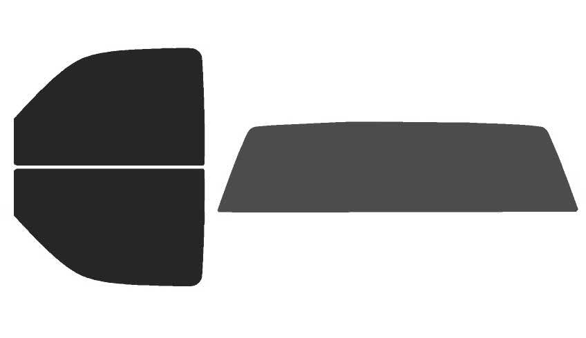The Tint Effect Precut Window Tint Kit Compatible with Chevrolet Silverado 2500 Regular 2-Door Cab Truck (2000-2007)(Full Truck 15% Front / 30% Rear and Solid Rear) Automotive Film