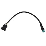 Taille pratique : mesurant environ 19 cm de long, cet adaptateur de câble d'extension est compact et léger, ce qui le rend facile à manipuler et à installer. Sa taille compacte ne gêne pas la fonctionnalité ou l'esthétique de votre vélo électrique.