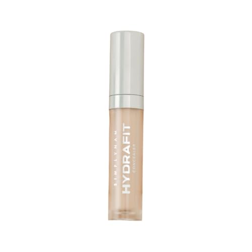 Image of SIMPLYNAM Hydrafit Liquid Concealer | Cool Undertone Concealer for Brightening Dark Circles | Soft-Focus Blur, Buildable Hydrating Coverage | Marula & Rosehip Oil | Vegan, Fragrance-Free | Kesar - 1C