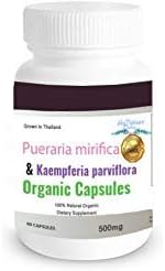 60CAPS 500mg PUERARIA MIRIFICA KAEMPFERIA PARVIFLORA BLACK GINGER 100% Premium Grade Grown in Thailand.