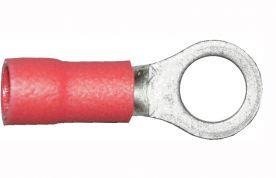 4.3mm (3BA) Earthing Terminals Auto Electrical Red Crimp Earth Ring Connector Terminal (40pack) Free UK Delivery