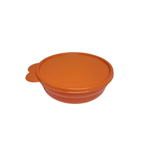 Tupperware Hitparade - Ciotola Estiva Contenitore Plastica con Coperchio a Tenuta Stagna, 550 ml, Colore: Arancione