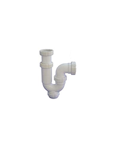 WOLFPACK LINEA PROFESIONAL - Sifon Curvo Extensible T-31 Tuerca Loca 1 1/2