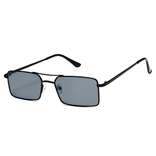 Lunettes de soleil carrées vintage avec protection UV400 totale pour femme