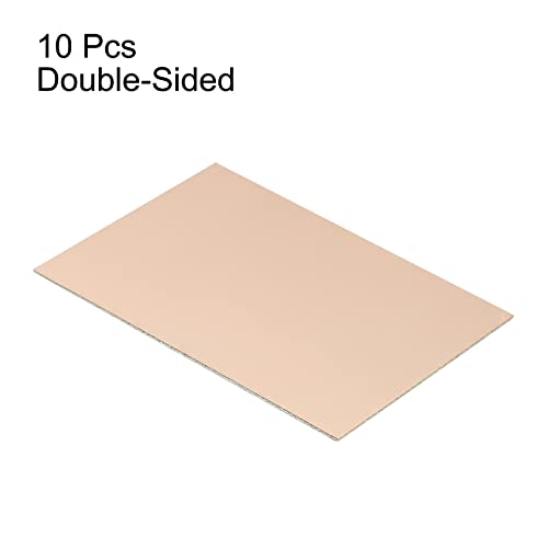 PATIKIL FR4 Double Side Copper Clad, 10 Pack 70 x 50 x 0.8mm PCB Laminate Circuit Board - Image 3