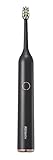 AQUAPICK AQ-102 Sonic Electric Black Toothbrush with 2 Brush Heads for Adults and Kids, Fast USB Charge, One Charge for 60 Days, 2 Modes with 2-Minute Built-in Smart Timer