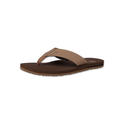 Image of Volcom Men's Victor Sandals - Water-friendly Flip Flops With Comfort Foam Footbed