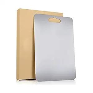 See full amazon price history chart for KITCHOOK Stainless Steel Platform Chopping Board for Kitchen Vegetable Cutting Board, Large Metal Board, Steel Vegetable Cutter Board, Durable Cutting countertop Board (Chopping Board 31X21) KITCHOOK Stainless Steel Platform Chopping Board for Kitchen Vegetable Cutting Board, Large Metal Board, Steel Vegetable Cutter Board, Durable Cutting countertop Board (Chopping Board 31X21) (B0D6GCKHP9) Amazon Price History, Amazon Price Tracker