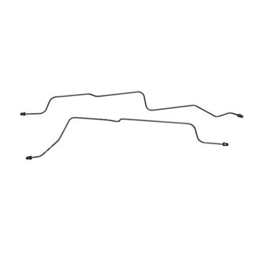 Inline Tube Replacement For 1998-05 Ford Ranger 4WD Rear Drum Axle Brake Lines 2pc, OE Steel