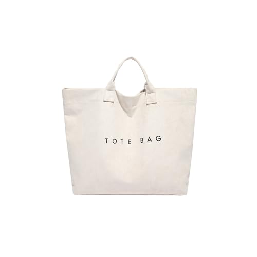 KEKUBUWE Bolso Tote de Ante para Mujer, Bolso Grande y Suave para Trabajo y Viajes, Bolso de Ante Moderno con Asa Superior (White,One Size)