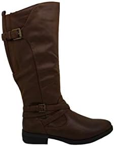 BareTraps Women's Shoes Alysha Leather Closed Toe Knee, Brush Brown, Size 6.0 | Image 3