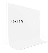 Amazon.com : LCUIRC 10X12ft White Backdrop for Photography