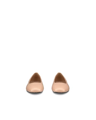 Ballerines Margot ECCO en cuir véritable nude de qualité supérieure - 2