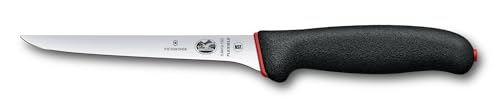 Victorinox Fibrox 6 Inch Flexible Boning Knife, Straight Blade, Black