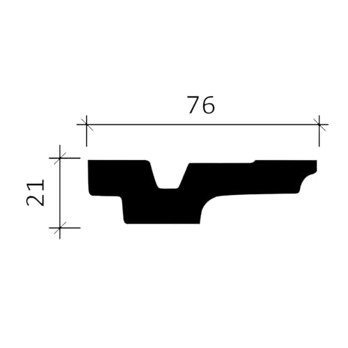 Corniches 150266 moulures plafond polyuréthane rigide 200cm