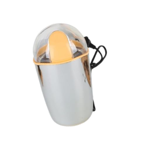 Electric Blade Coffee Grinder, Adjustable Coarseness with Large Capacity Chamber (12cm x 20cm / 4.7in x 7.9in), Portable for Beans & Spices, Stainless Steel