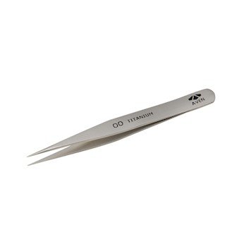 Cole-Parmer AO-07289-22 18032TT Titanium Precision Smooth Pointed Tip Oo Tweezers, 4.75" L; 1/Pk