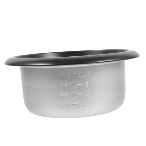 MOLUCKFU 1.5L Rice Cooker Inner Pot Replacement Non-Stick Aluminum Alloy Cooker Liner with Measurement Scale for Cooking Rice Soup Cake