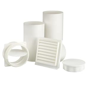 Climia CMK 2600 mobiles Klimagerät mit ökologischem Kühlmittel, 3-in-1 Klimaanlage – Aircondition, Ventilator und Luftentfeuchter (Wanddurchführung für CMK 2600)