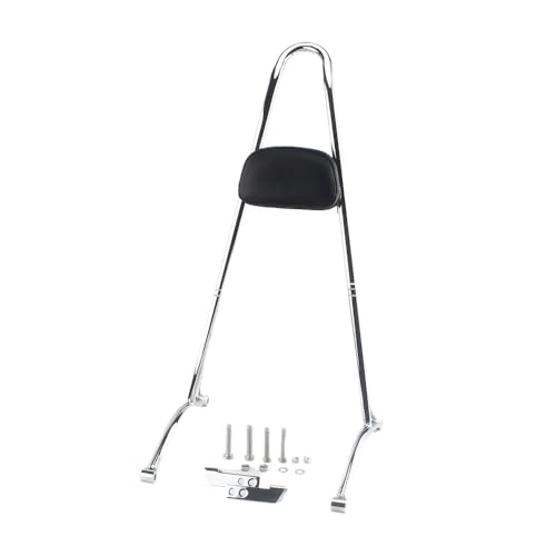 Coussin dossier passager 20" détachable avec platine robuste pour moto Dyna FXDF