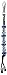Navika Crystal Bead Stroke Counter (Blue)