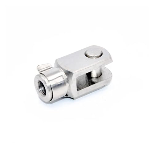 Conector en Y niquelado para montaje estable de cilindros neumáticos 2