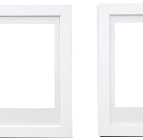 la fabrica del cuadro Marco a Medida para Fotos, póster, Puzzles, láminas. (163 BLANCO, 30X40 2 UNIDADES)