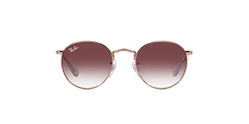 Ray-Ban Lunettes de soleil RJ9547S JUNIOR ROND 291/8H Enfants couleur Or lentille Violet taille 44 mm