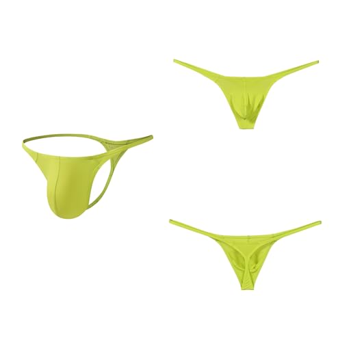 Men's G-string Sissy Thong Pouch Sexy Low Rise Panties 3 Pack4