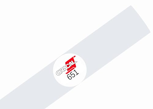 ORACAL 651 Permanent Vinyl 12 Inch x 15 Feet - Matte White