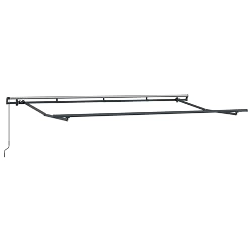 Store enrouleur bordeaux 350 x 200 cm à motif rayé résistant pour terrasse - 5