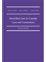 Securities Law in Canada: Cases and Commentary 1552393380 Book Cover