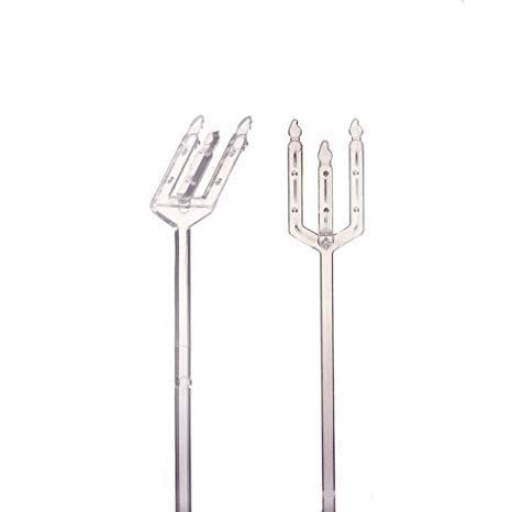 Image of Oasis Stick Card Holder, Plastic Straight Head Card Holder, For Holding Wishing & Visitng Cards, For Floral Arrangement, Floral Bouquet, Table Decoration (24cm, 4405-100nos)