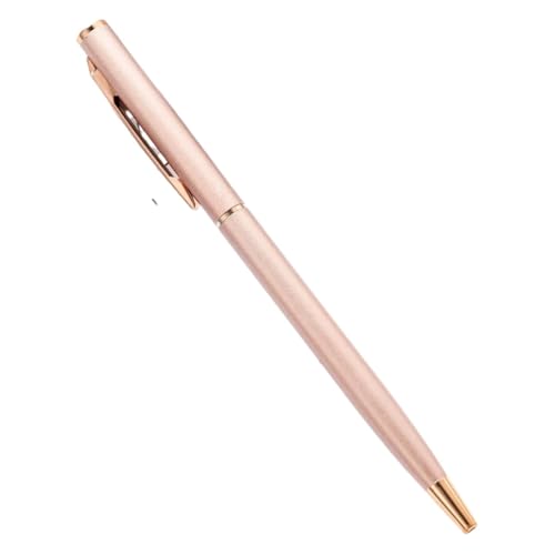 Stylos personnalisés or rose KLVN en métal : fini les fournitures anonymes dans votre bureau