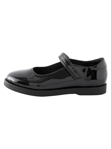 NEXT Mädchen Standard Mary-Jane-Schuhe mit Kreppsohle Black...