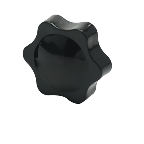 Écrous de bouton de serrage M6 noirs pour aménagement d'atelier