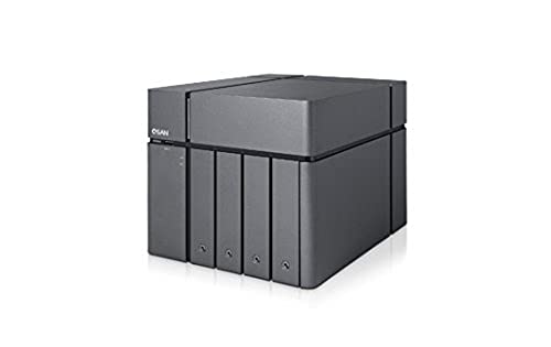 Qsan Technology XN5000T Ethernet/LAN Bureau Noir NAS - Serveurs de stockage (0,008 To, Disque dur, SSD, Série ATA III, 8 Go, 2.5/3.5", 58 To)